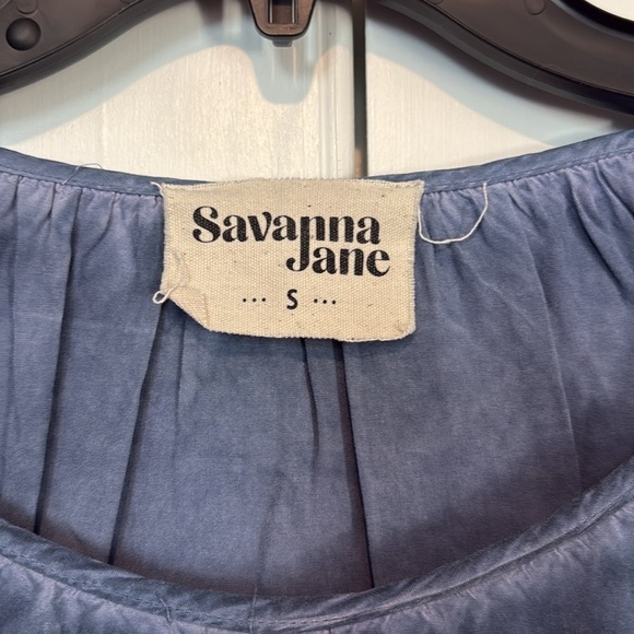 Savanna Jane Embroidered Long Sleeve Top Size Small - Picture 2 of 4